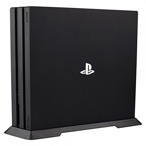 LeSB Soporte Vertical PS4 Pro para Playstation 4 Pro con una función de refrigeración respiraderos y Antideslizantes pies LeSB Soporte Vertical PS4 Pro para Playstation 4 Pro con una función de refrigeración respiraderos y Antideslizantes pies