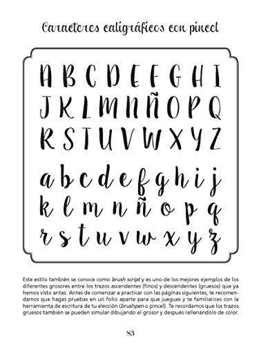 Lettering creativo y caligrafía moderna: Ejercicios para principiantes (LIBROS MAGAZZINI SALANI)