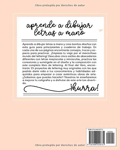 Lettering y caligrafía moderna: Una guía para principantes: Aprende hand lettering y brush lettering