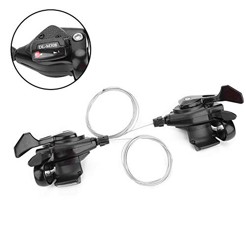 Leva Cambio Bici, Carrera Gear Shifter, Cambios para Bicicleta, 1 Par de Velocidades Triples de Cambios de Marcha de Bicicleta Cambios de Izquierda/Derecha para Sistema de Control de Velocidad