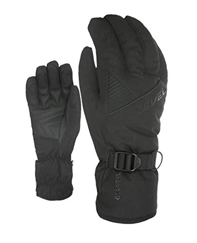 Level Guantes de Gore-Tex para Hombre, Color Negro, 9