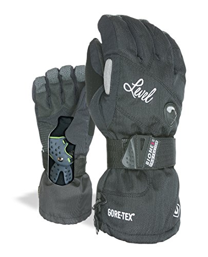 Level Half Pipe W Gore-Tex Guantes, Mujer, Negro, 8