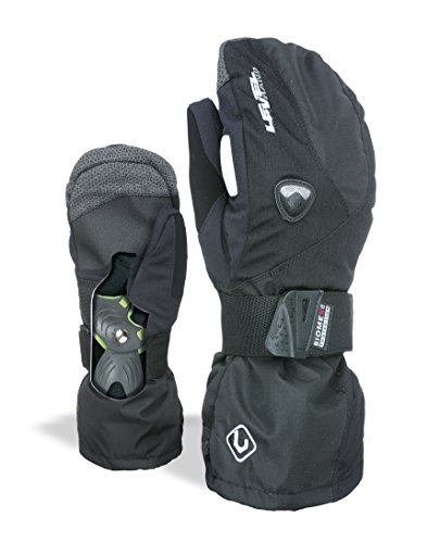 Level Handschuh Fly Mitt - Guantes de esquí para Hombre, Color Negro, Talla 11