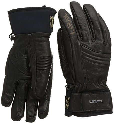 Level Handschuh Rexford - Guantes de esquí para Hombre, Color Negro, Talla 8