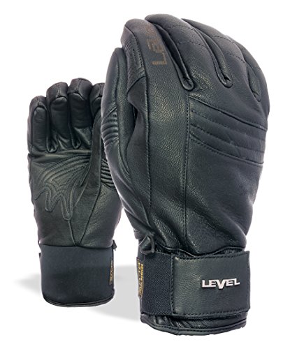 Level Handschuh Rexford - Guantes de esquí para Hombre, Color Negro, Talla 8