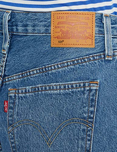 Levi's 501 High Rise Pantalones Cortos, Athens Mid Short, 32W para Mujer