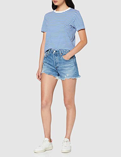 Levi's 501 High Rise Pantalones Cortos, Athens Mid Short, 32W para Mujer