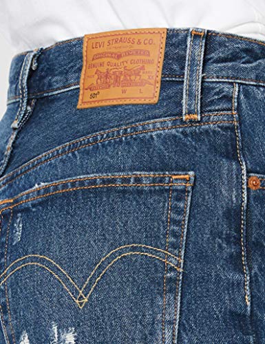 Levi's 501 High Rise Short Pantalones Cortos, Silver Lake, 25W para Mujer Levi's 501 High Rise Short Pantalones Cortos, Silver Lake, 25W para Mujer