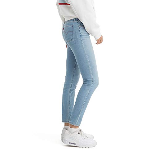 Levi's 711 Skinny Jeans Vaqueros, Sidetracked, 33W Largo para Mujer