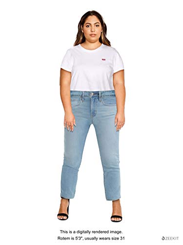 Levi's 711 Skinny Jeans Vaqueros, Sidetracked, 33W Largo para Mujer