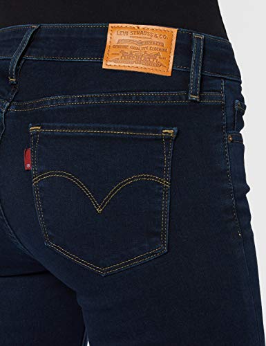 Levi's 711 Skinny Modello Aderente a Gamba Stretta, Effetto Modellante e Push Up su Fianchi, Cosce e Glutei, London Attitude, 25W / 32L Donna