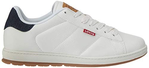 Levi's Declan Millstone 2 Tone - Zapatillas para Hombre, Blanco (R White 51) 40 EU