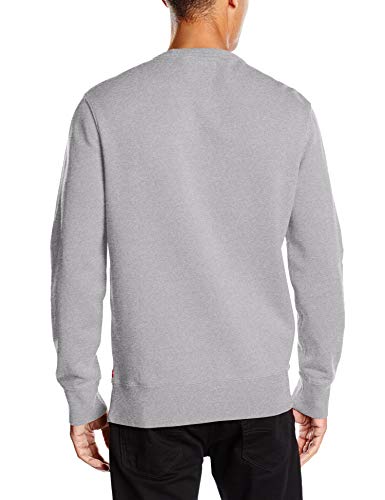 Levi's Graphic B Sudadera, Add Crew T2 Hm Midtone Heather Grey, XL para Hombre Levi's Graphic B Sudadera, Add Crew T2 Hm Midtone Heather Grey, XL para Hombre
