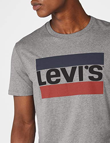Levi's Graphic Camiseta, 84 Sportswear Logo Grey Midtone Grey Htr, M para Hombre
