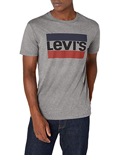 Levi's Graphic Camiseta, 84 Sportswear Logo Grey Midtone Grey Htr, S para Hombre