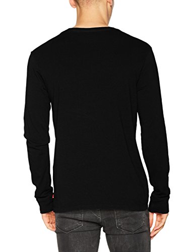Levi's Graphic tee B Camiseta, Hm LS Better Black, L para Hombre Levi's Graphic tee B Camiseta, Hm LS Better Black, L para Hombre