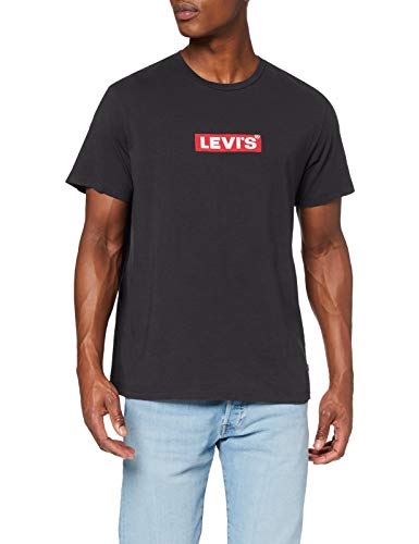 Levi's Graphic tee Camiseta, Black (Boxtab SS T2 Mineral Black 0002), XXL para Hombre