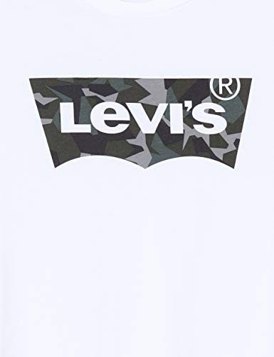 Levi's Housemark Graphic tee Camiseta, White (Ssnl Hm Camo White 0249), Large para Hombre Levi's Housemark Graphic tee Camiseta, White (Ssnl Hm Camo White 0249), Large para Hombre