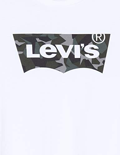 Levi's Housemark Graphic tee Camiseta, White (Ssnl Hm Camo White 0249), Large para Hombre