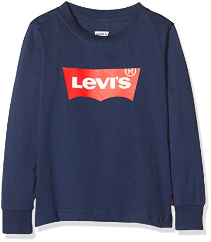 Levi's Kids Lvb L/S Batwing Tee Camiseta de manga larga Dress Blues para NiƱos Levi's Kids Lvb L/S Batwing Tee Camiseta de manga larga Dress Blues para NiƱos