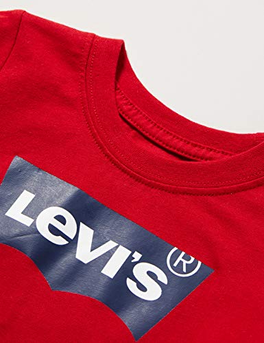 Levi's Kids Lvb L/S Batwing Tee Camiseta de manga larga Levis Red para Bebé-Niños