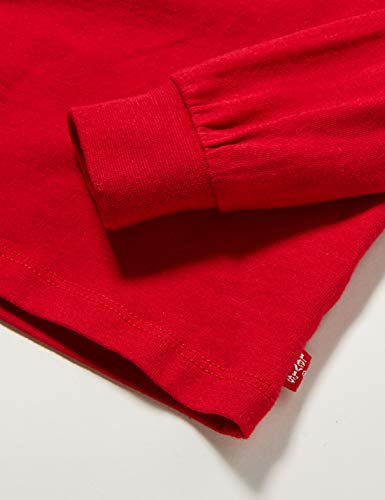 Levi's Kids Lvb L/S Batwing Tee Camiseta de manga larga Levis Red para Bebé-Niños