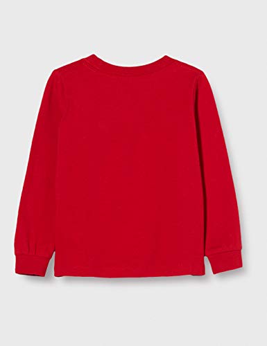 Levi's Kids Lvb L/S Batwing Tee Camiseta de manga larga Levis Red para Bebé-Niños