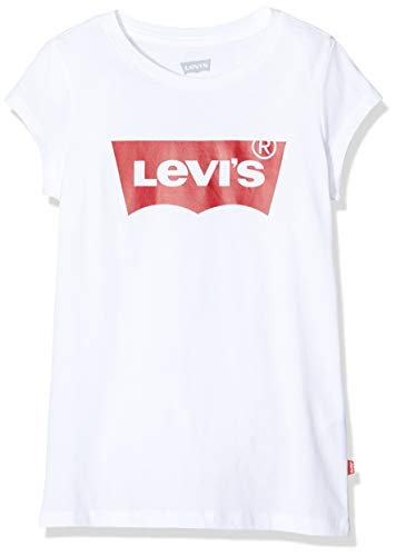 Levi's Kids Lvg Ss Batwing Tee Camiseta Red / White para Niñas Levi's Kids Lvg Ss Batwing Tee Camiseta Red / White para Niñas