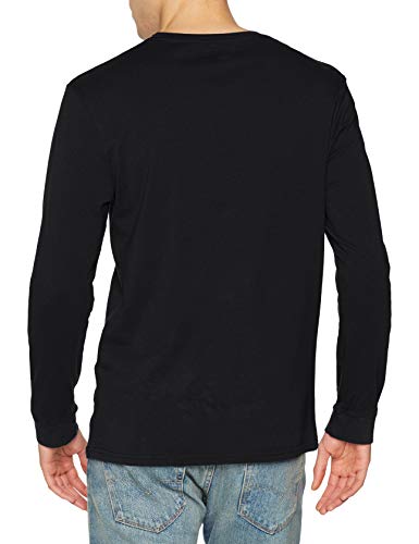 Levi's LS Original Hm tee Camiseta, Black, S para Hombre
