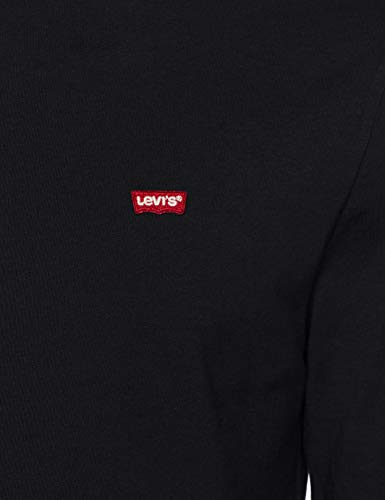 Levi's LS Original Hm tee Camiseta, Black, S para Hombre