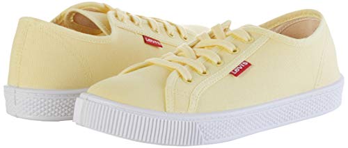 Levi's Malibu Beach S, Zapatillas Mujer, Amarillo (Pastel Yellow 70), 36 EU