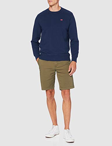 Levi's New Original Crew Sudadera, Dress Blues, M para Hombre Levi's New Original Crew Sudadera, Dress Blues, M para Hombre