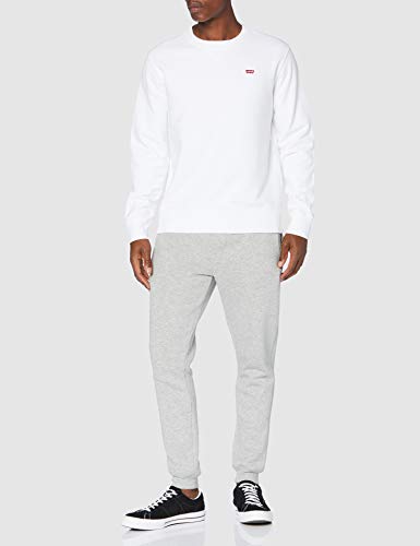 Levi's New Original Crew Sudadera, White, L para Hombre Levi's New Original Crew Sudadera, White, L para Hombre