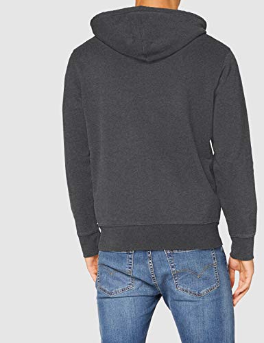 Levi's New Original Zip Up Sudadera, Charcoal Heather Xx, L para Hombre