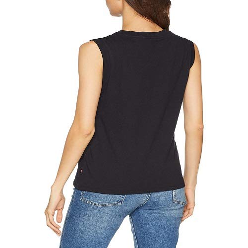 Levi's On Tour Camiseta Deportiva de Tirantes, Red Hsmk Tank Black, S para Mujer Levi's On Tour Camiseta Deportiva de Tirantes, Red Hsmk Tank Black, S para Mujer
