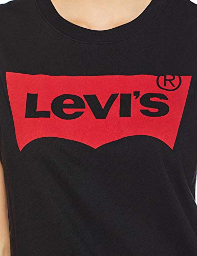 Levi's On Tour Camiseta Deportiva de Tirantes, Red Hsmk Tank Black, S para Mujer