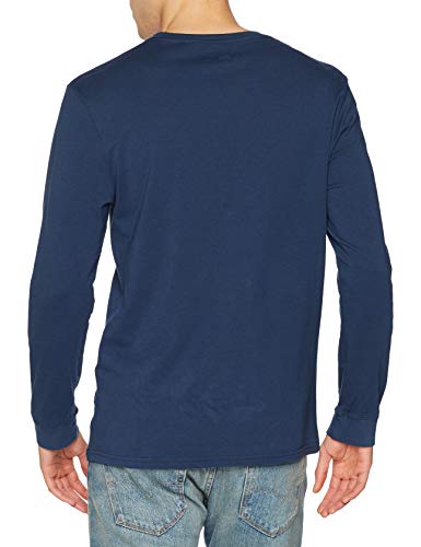 Levi's Original Hm tee Camiseta, LS Cotton + Patch Dress Blues, M para Hombre Levi's Original Hm tee Camiseta, LS Cotton + Patch Dress Blues, M para Hombre