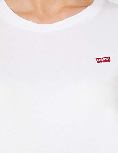 Levi's Perfect tee Camiseta de Manga Corta, White Cn-100Xx, XS para Mujer Levi's Perfect tee Camiseta de Manga Corta, White Cn-100Xx, XS para Mujer