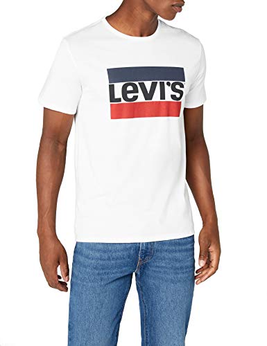 Levi's Sportswear Logo Graphic - Camiseta para Hombre, Blanco (84 Sportswear Logo White 0000), Large Levi's Sportswear Logo Graphic - Camiseta para Hombre, Blanco (84 Sportswear Logo White 0000), Large