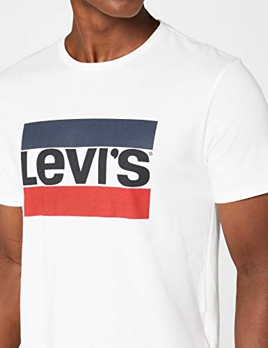 Levi's Sportswear Logo Graphic - Camiseta para Hombre, Blanco (84 Sportswear Logo White 0000), Medium