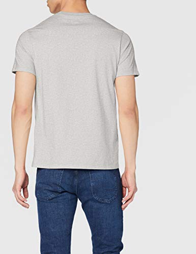 Levi's The Original tee Camiseta, Grey (Cotton + Patch Medium Grey Heather Emb 0015), Large para Hombre