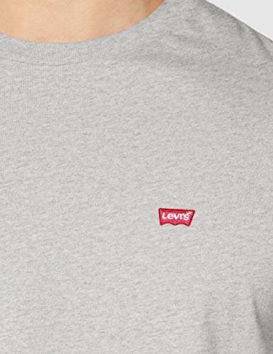 Levi's The Original tee Camiseta, Grey (Cotton + Patch Medium Grey Heather Emb 0015), Large para Hombre Levi's The Original tee Camiseta, Grey (Cotton + Patch Medium Grey Heather Emb 0015), Large para Hombre