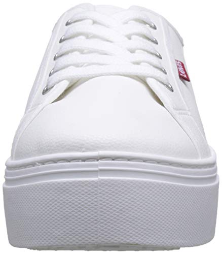 Levi's Tijuana, Zapatillas para Mujer, Blanco (Sneakers 51), 37 EU