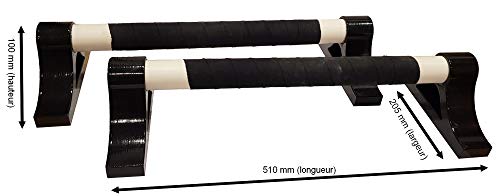 Lexabarre Plates - Push up Fitness paralettes, Poignées de Pompes Crossfit, Barres paralettes pour Gym, Barres parallèles idéales pour Calisthenics et Street Workout… Lexabarre Plates - Push up Fitness paralettes, Poignées de Pompes Crossfit, Barres paralettes pour Gym, Barres parallèles idéales pour Calisthenics et Street Workout…