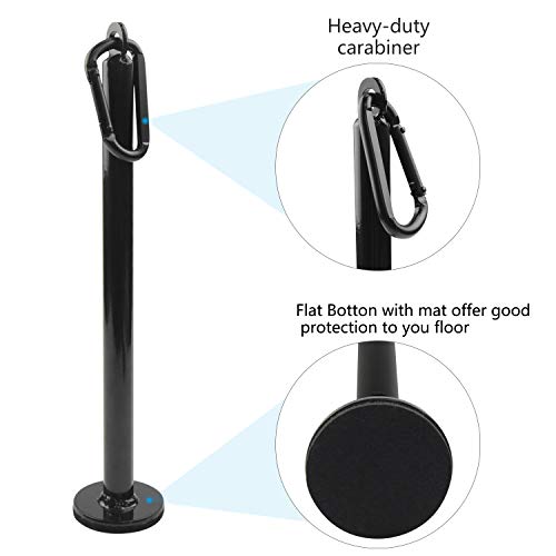 LFJ Carga Pin para Pesos Placa, Fitness Olympic Peso Placa Carga Pasador con Mosquetón Levantamiento Soporte Estante para Lat Polea Cable Máquina (20 * 320mm) LFJ Carga Pin para Pesos Placa, Fitness Olympic Peso Placa Carga Pasador con Mosquetón Levantamiento Soporte Estante para Lat Polea Cable Máquina (20 * 320mm)