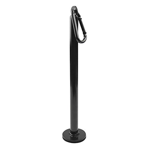 LFJ Carga Pin para Pesos Placa, Fitness Olympic Peso Placa Carga Pasador con Mosquetón Levantamiento Soporte Estante para Lat Polea Cable Máquina (20 * 320mm) LFJ Carga Pin para Pesos Placa, Fitness Olympic Peso Placa Carga Pasador con Mosquetón Levantamiento Soporte Estante para Lat Polea Cable Máquina (20 * 320mm)