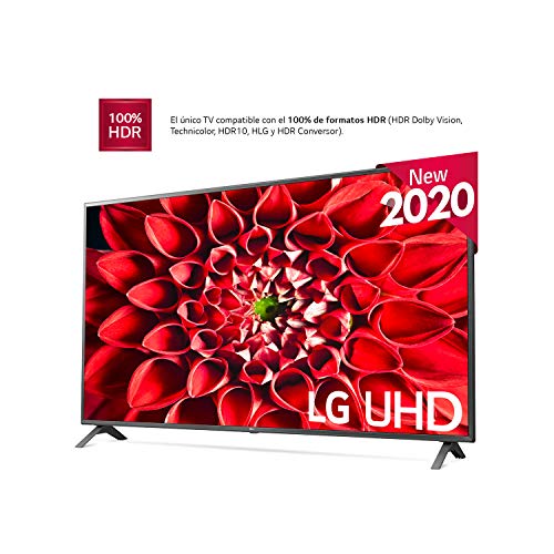 LG 75UN85006LA - Smart TV 4K UHD 189 cm (75") con Inteligencia Artificial, Procesador Inteligente α7 Gen3, Deep Learning, 100% HDR, Dolby Vision/ATMOS, Compatible con Alexa