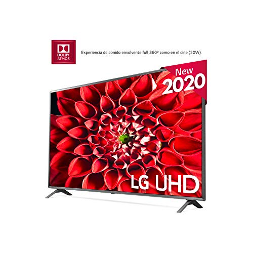 LG 75UN85006LA - Smart TV 4K UHD 189 cm (75") con Inteligencia Artificial, Procesador Inteligente α7 Gen3, Deep Learning, 100% HDR, Dolby Vision/ATMOS, Compatible con Alexa