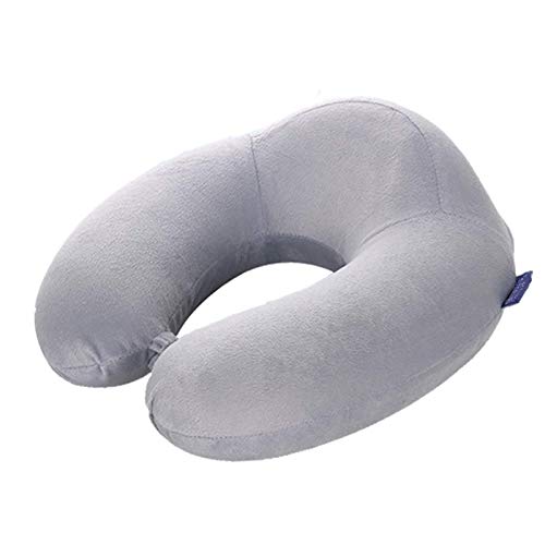 L/G Almohada de viaje de espuma viscoelástica, fácil de quitar, lavable, color azul marino, 1 unidad