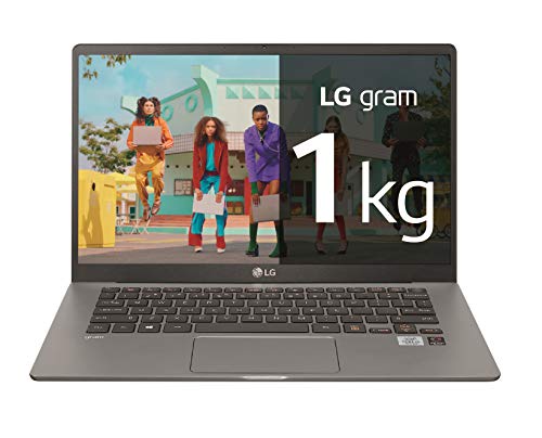 LG gram 14Z90N-V-AA78B - Ordenador portátil ultraligero de 14" FullHD IPS (Intel Core i7-1065G7, 16GB RAM, 512GB SSD, Windows 10 Home+) Plata - Teclado QWERTY Español